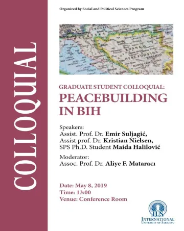  Graduate Student Colloquial: Peacebuilding in BiH 
