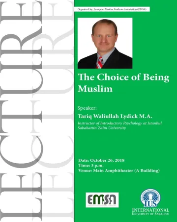 The Choice of Being Muslim by Tariq Waliullah Lydick M.A. 