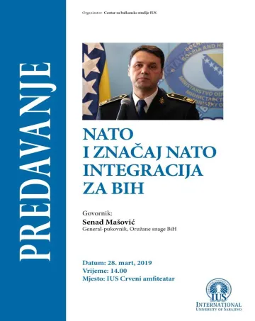  Lecture: "NATO and Importance of NATO Integrations for BiH" 