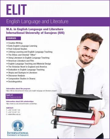  Study English Language and Literature at IUS! 