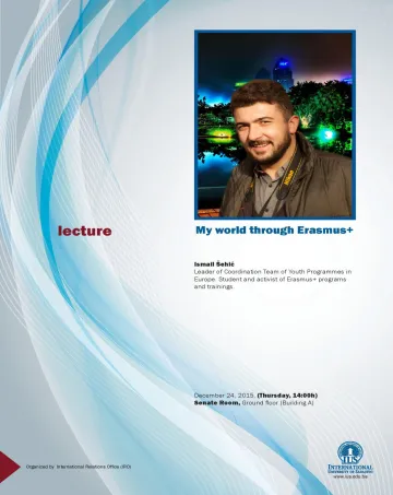  Lecture: My world through Erasmus+ 