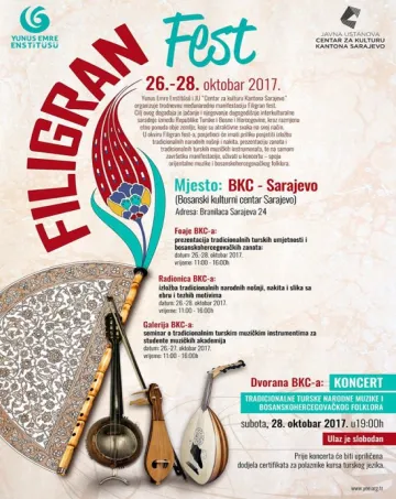  Filigran Fest in Bosnian Cultural Center 