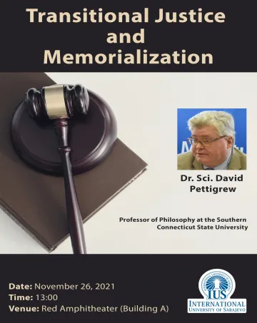  Transitional Justice and Memoralization with Dr. Sci. David Pettigrew 