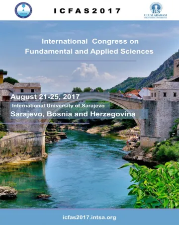  International Congress on Fundamental and Applied Sciences 2017 