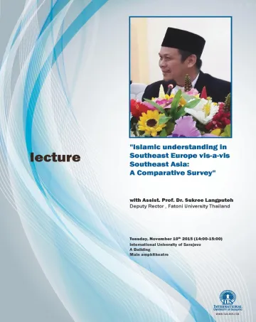  "Islamic understanding in Southeast Europe vis-a-vis Southeast Asia: A Comparative Survey" 