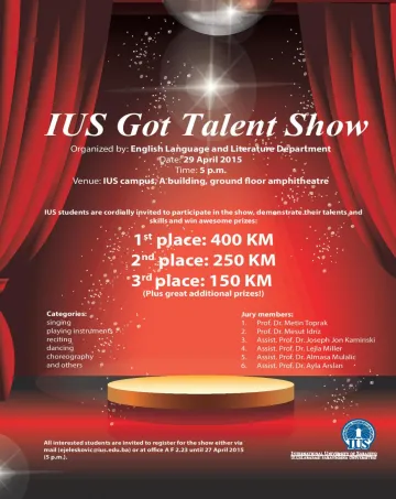  IUS Got Talent Show 