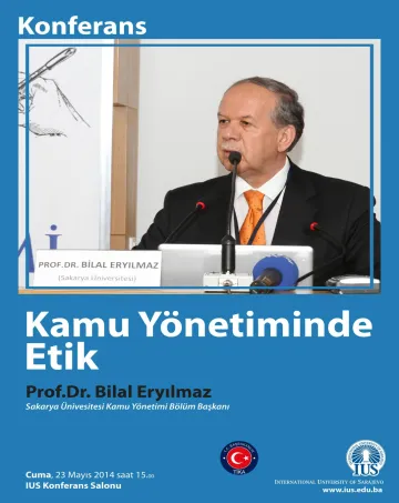  Lecture: Prof. Dr. Bilal Eryılmaz 