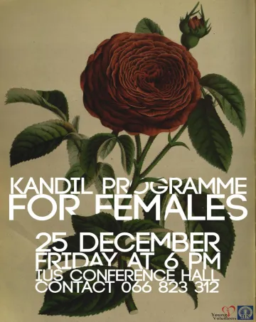  Kandil programme for females 