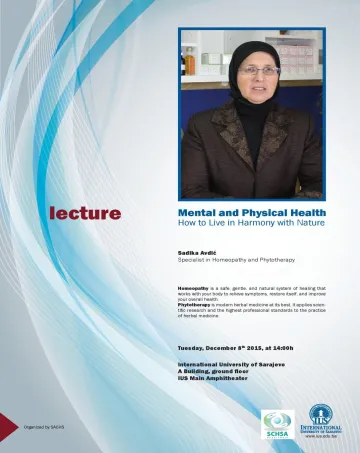  Lecture: Mental and Physical Health - How to Live in Harmony with Nature 
