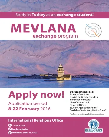 Mevlana Exchange Program 