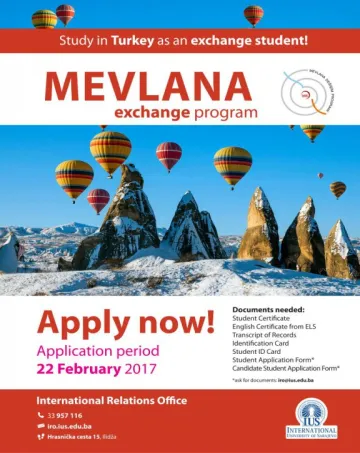  Mevlana Exchange Program 