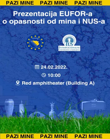  Prezentacija EUFOR-a o opasnosti od mina i NUS-a 
