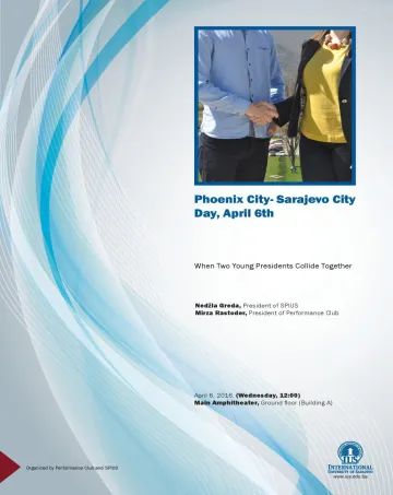  Phoenix City- Sarajevo City Day, April 6th 