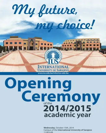  Opening ceremony of the 2014/2015 academic year 