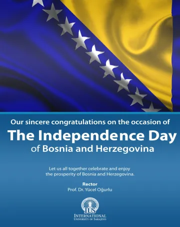  The Independence day of Bosnia and Herzegovina 