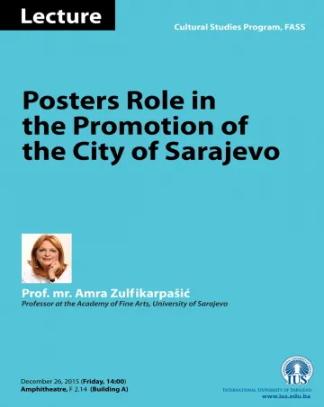  Posters Role in the Promotion of the City of Sarajevo 