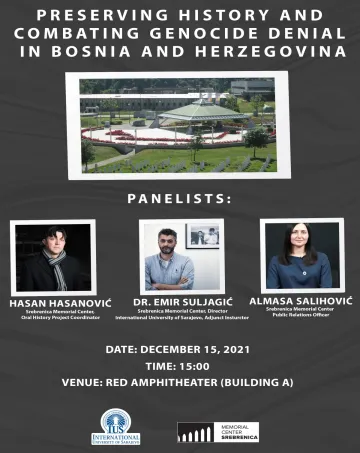  Preserving history and combating genocide denial in Bosnia and Herzegovina 