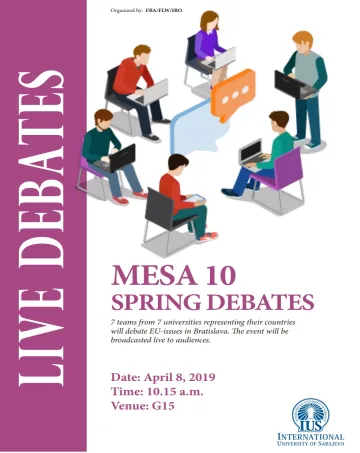  MESA 10 Spring Debates 