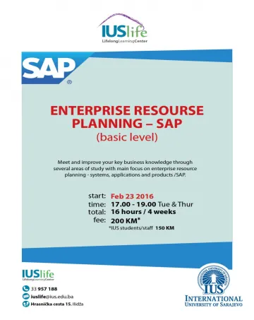  Enterprise Resource Planning - SAP 