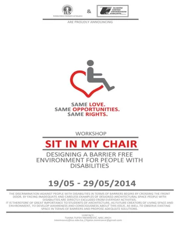  Workshop - Sit in my chair 