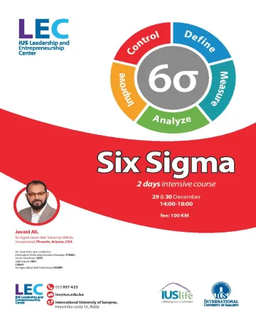  Six Sigma - 2 days intensive course 