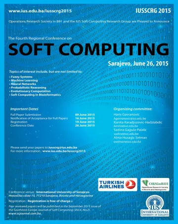  The Fourth Regional Conference on SOFT COMPUTING 