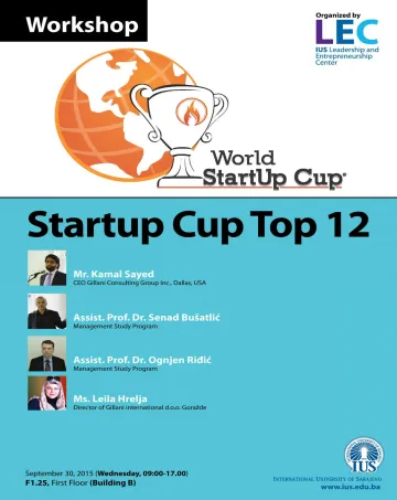  Startup Cup Top 12 