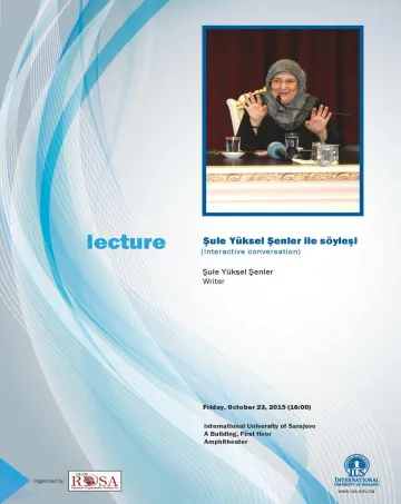  Interactive conversation with Şule Yüksel Şenler 