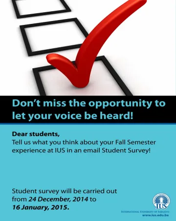  Don’t miss the opportunity to let your voice be heard! 