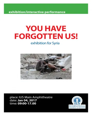  YOU HAVE FORGOTTEN US!!! 