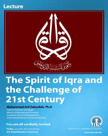  The Spirit of Iqra and the Challenge of 21st Century 