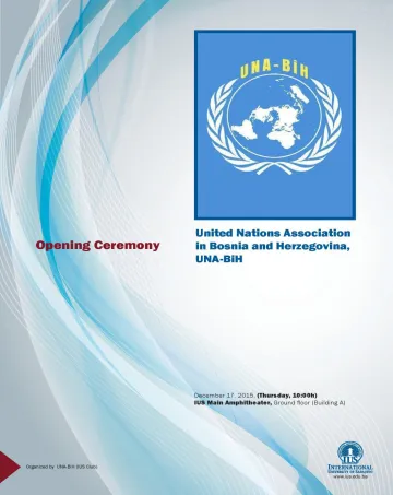  Opening Ceremony UNA-BiH 