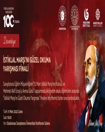  Final Competition in Reciting the Turkish National Anthem 