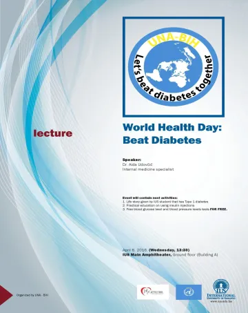  World Health Day: Beat Diabetes 