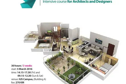  3D Studio Max Intensive Course for Architects and Designers 