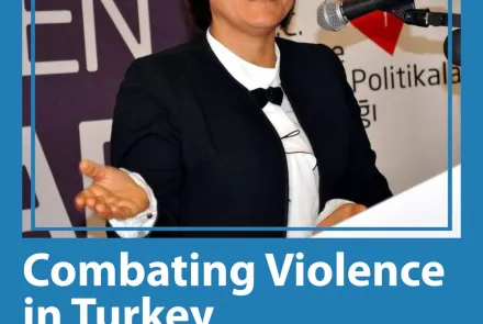  Lecture by Assoc. Prof. Dr. Aşkın Asan "Combating Violence in Turkey" 