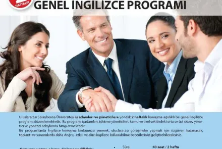  GENERAL ENGLISH PROGRAM FOR BUSINESS PEOPLE AND MANAGERS (2 week) 