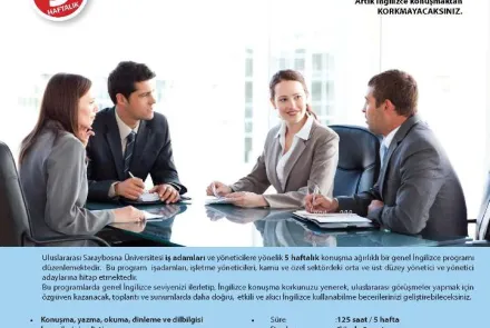  GENERAL ENGLISH PROGRAM FOR BUSINESS PEOPLE AND MANAGERS (5 week) 