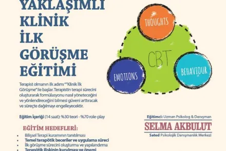  Eğitim: Kognitif Terapi 