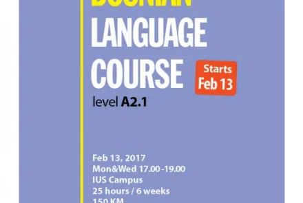  Bosnian Language for Foreigners, level A2.1 