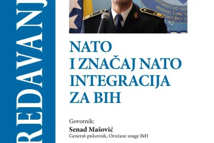  Lecture: "NATO and Importance of NATO Integrations for BiH" 