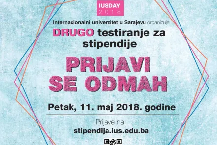  Internacionalni univerzitet u Sarajevu organizuje II testiranje za stipendije 