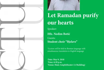  Let Ramadan purify our hearts 