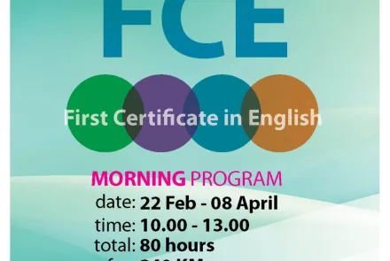  Morning Program "First Certificate in English" 