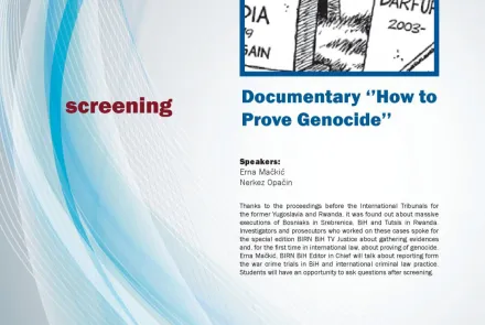  Documentary ‘’How to Prove Genocide’’ 