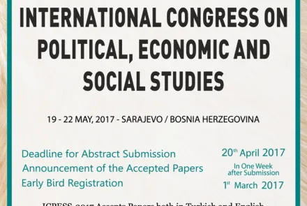  Call For Paper for ICPESS 2017 BOSNIA 