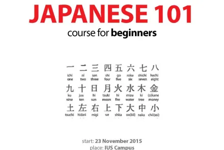  JAPANESE 101 course for beginners 