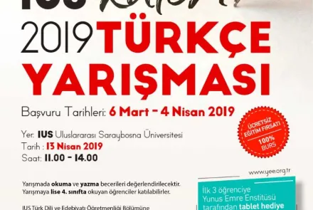  "IUS Kalem" Turkish Language Competition 