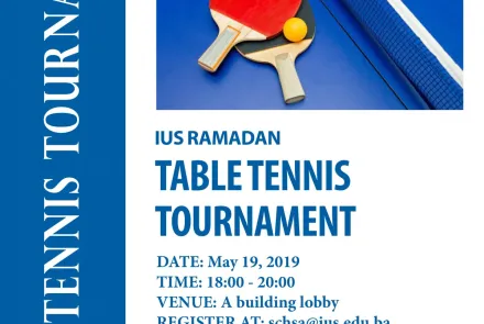  IUS RAMADAN TABLE TENNIS TOURNAMENT 