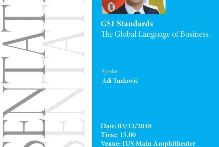  Lecture: GS1 Standards The Global Language of Business 